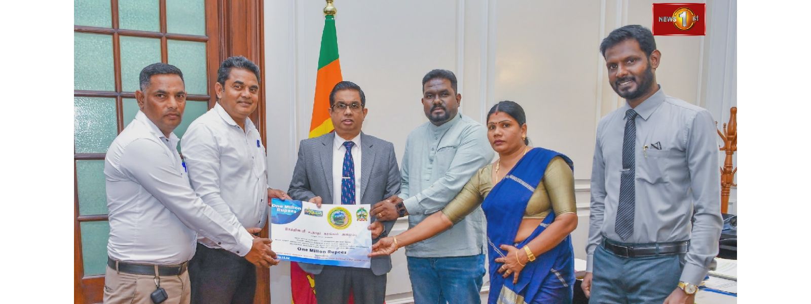 மலையக மக்களிடமிருந்து 10 இலட்சம் ரூபா நன்கொடை